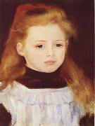 Pierre Renoir Little Girl in a White Apron Spain oil painting artist